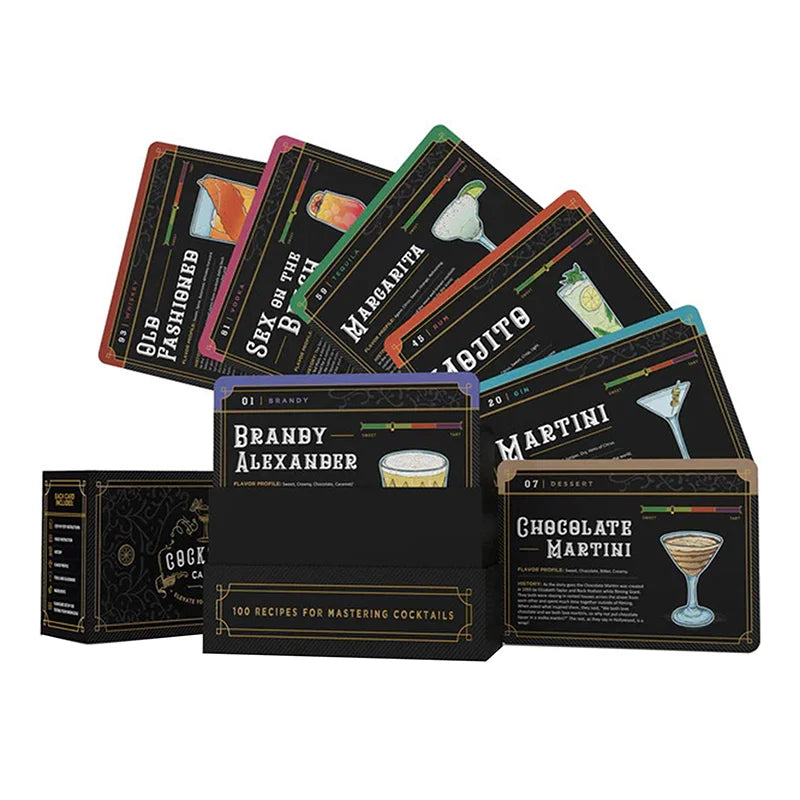 Cocktail Cards:  100 Cocktail Recipes