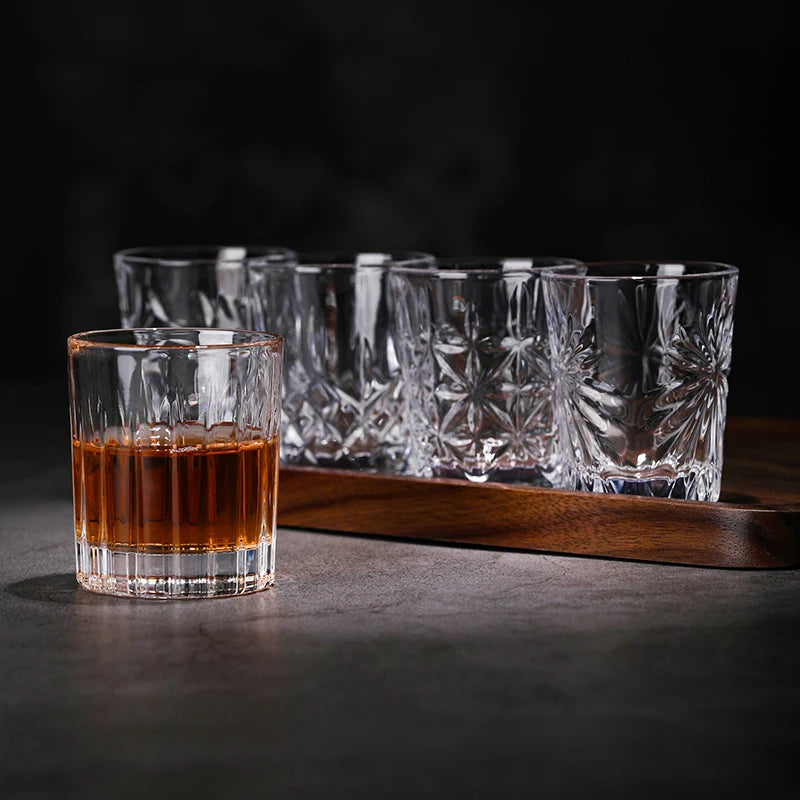 Carved Shot Glasses (Set of 6 - 60ml)