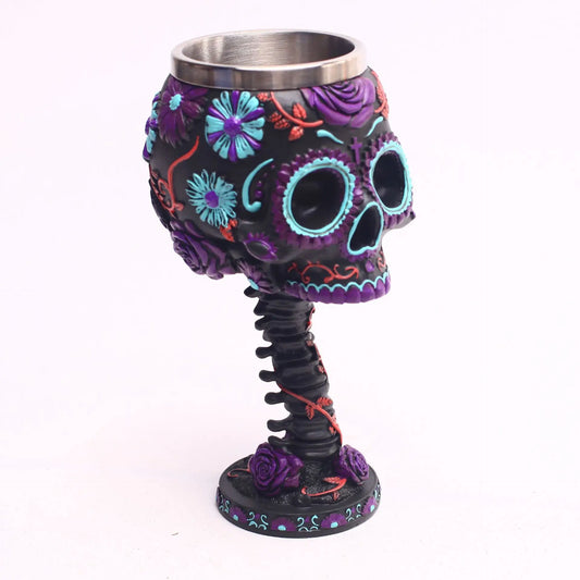 Halloween Inspired Stainless Steel Wine Goblet (1 pce)