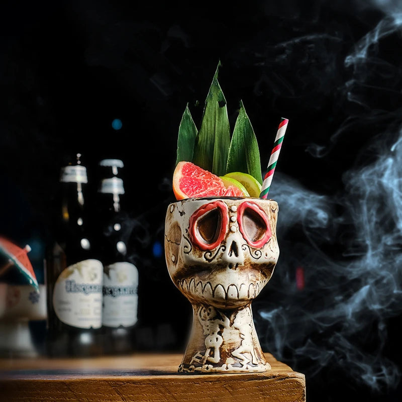 Halloween Party Skull TIKI Cup (1 piece - 480ml)