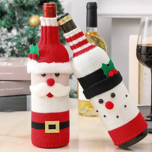 Christmas Wine Bottle Cover (1 piece)