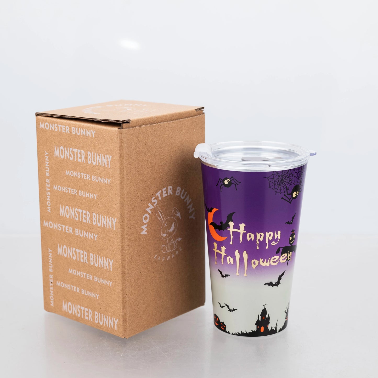 Glow-in-the-dark Halloween Cups (450ml)