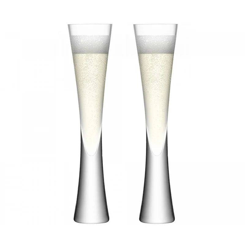 Crystal Champagne Glasses (set of 2 or 4)