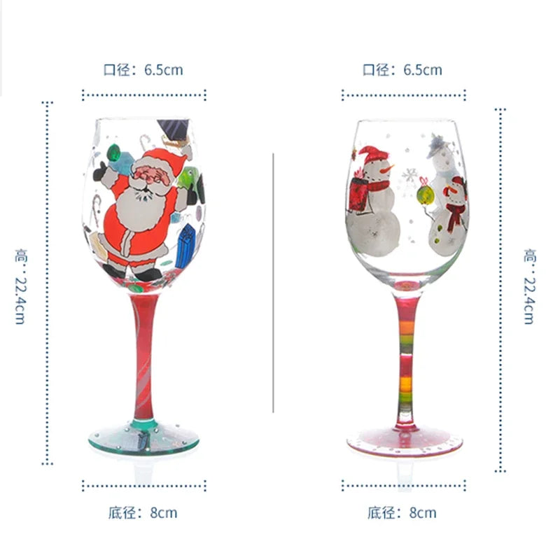 Christmas Wine Glasses (1 piece/300ml)