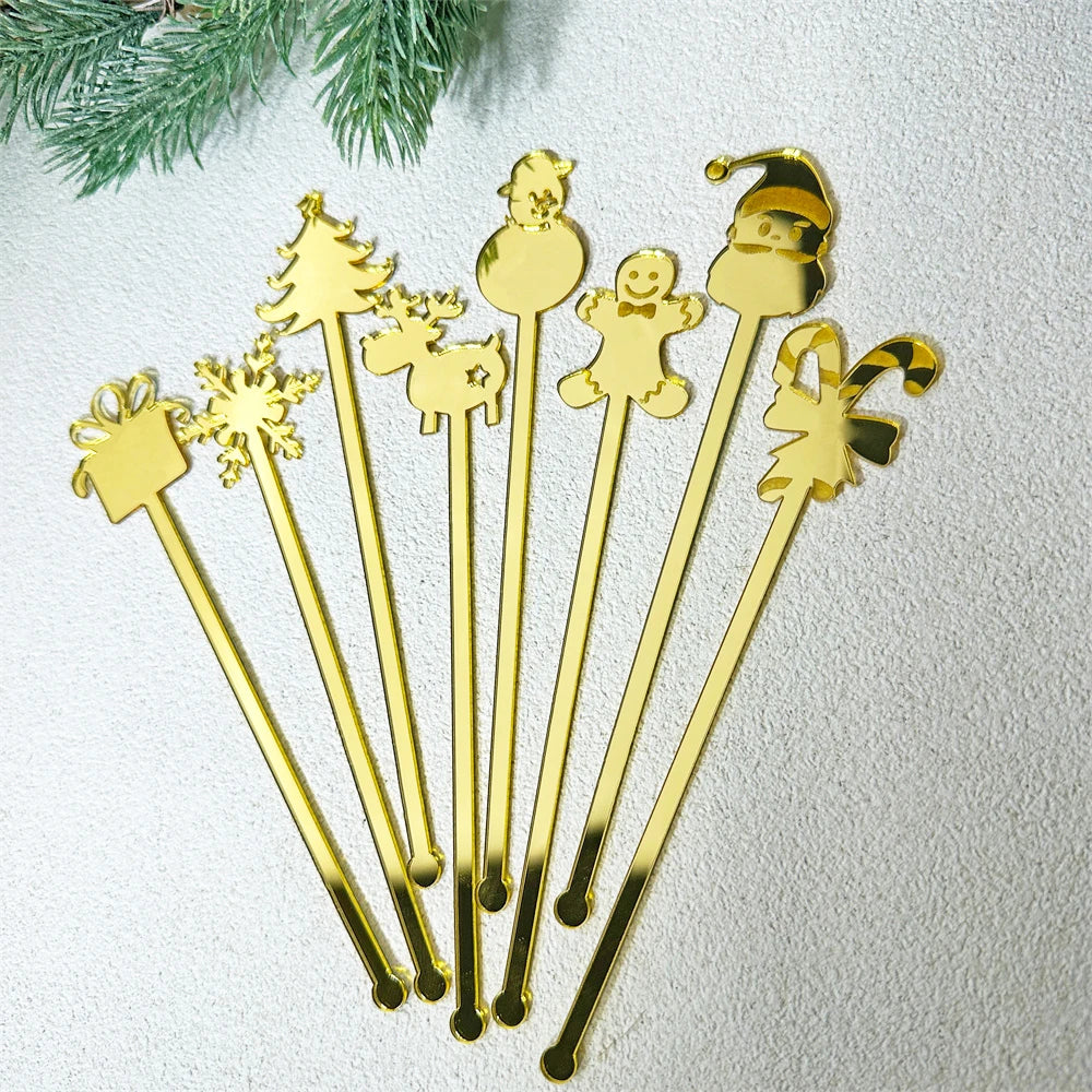 Christmas Cocktail Stirrer (Set of 8)