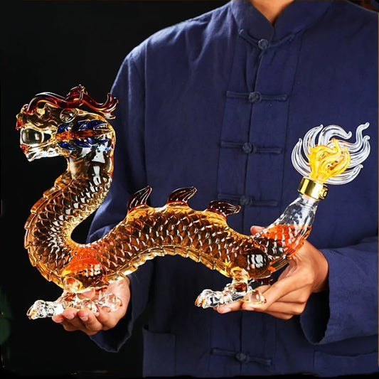 Coloured Dragon Shaped Decanter (1L/1.2L))