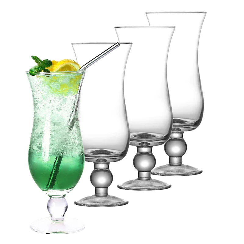 Hurricane Cocktail Glasses(Set of 4, 420ml)