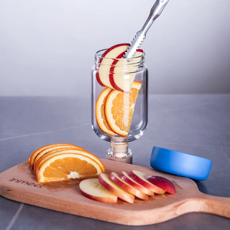 Bubble Glass Bottle 450ml (1 piece)