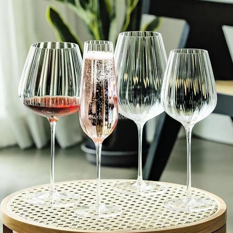 Nordic Ripple Crystal Red Wine Glass (Sett of 2, 665ml)