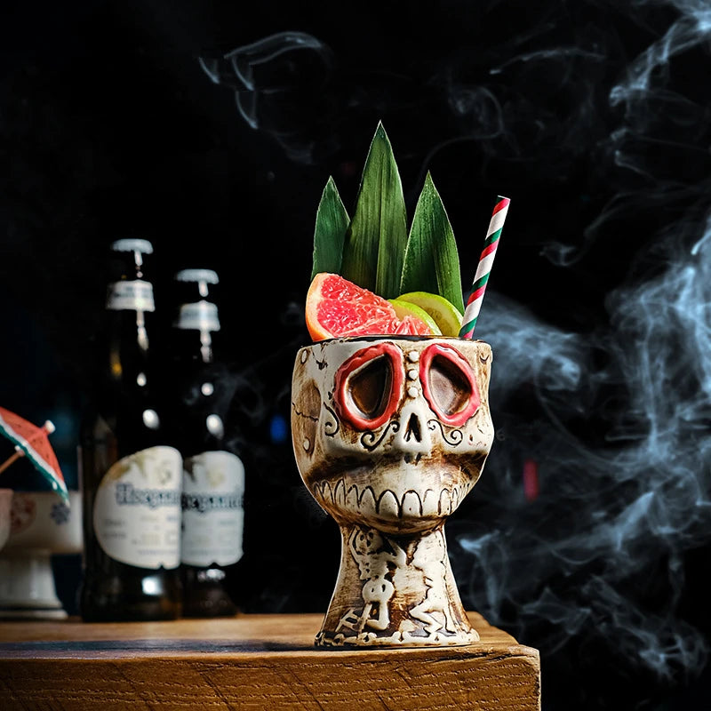 Halloween Party Skull TIKI Cup (1 piece - 480ml)