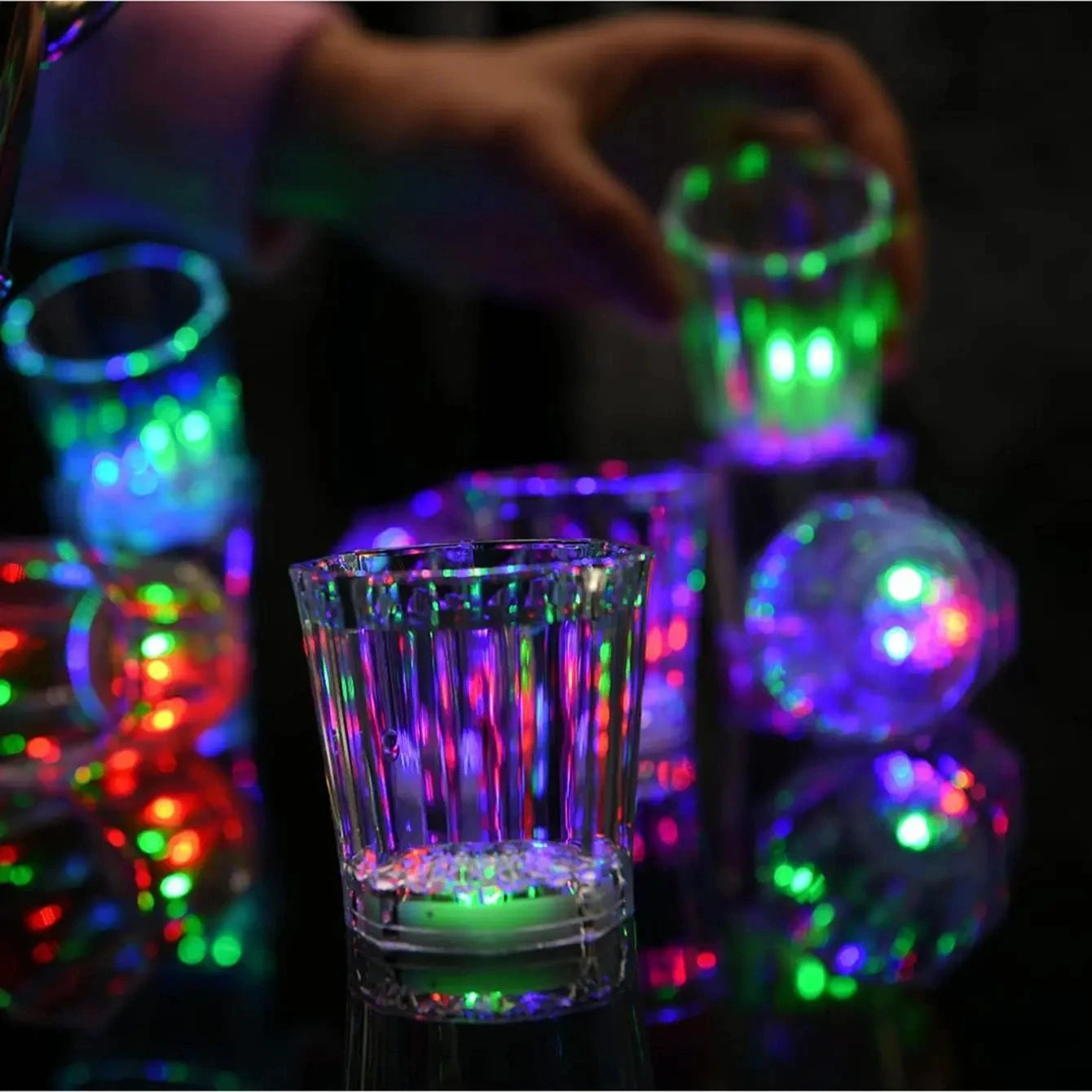 Light Up Shot Glasses (Set of 12 and 24)