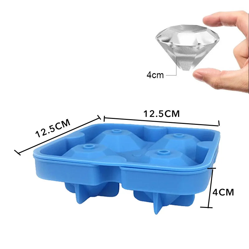 Diamond Shaped Ice Cube Mould