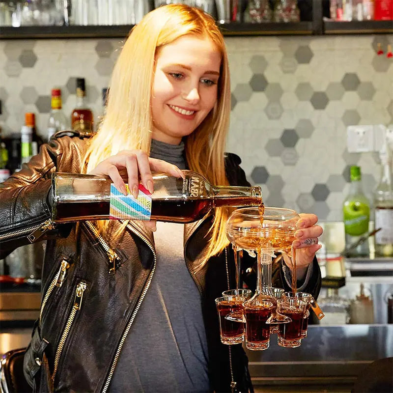 6 Shot Glass Dispenser
