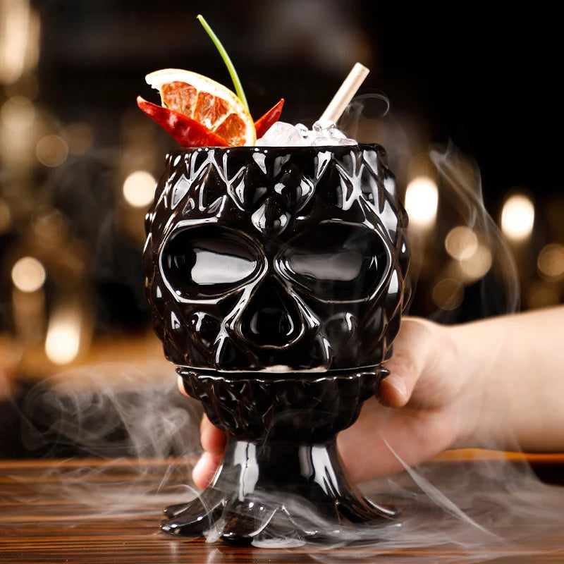 Black Octopus TIKI Mug (450ml/1 pce)