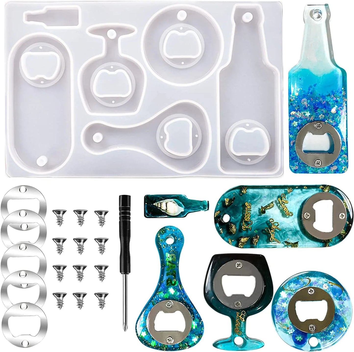 Bottle Opener Resin Moulds Kit