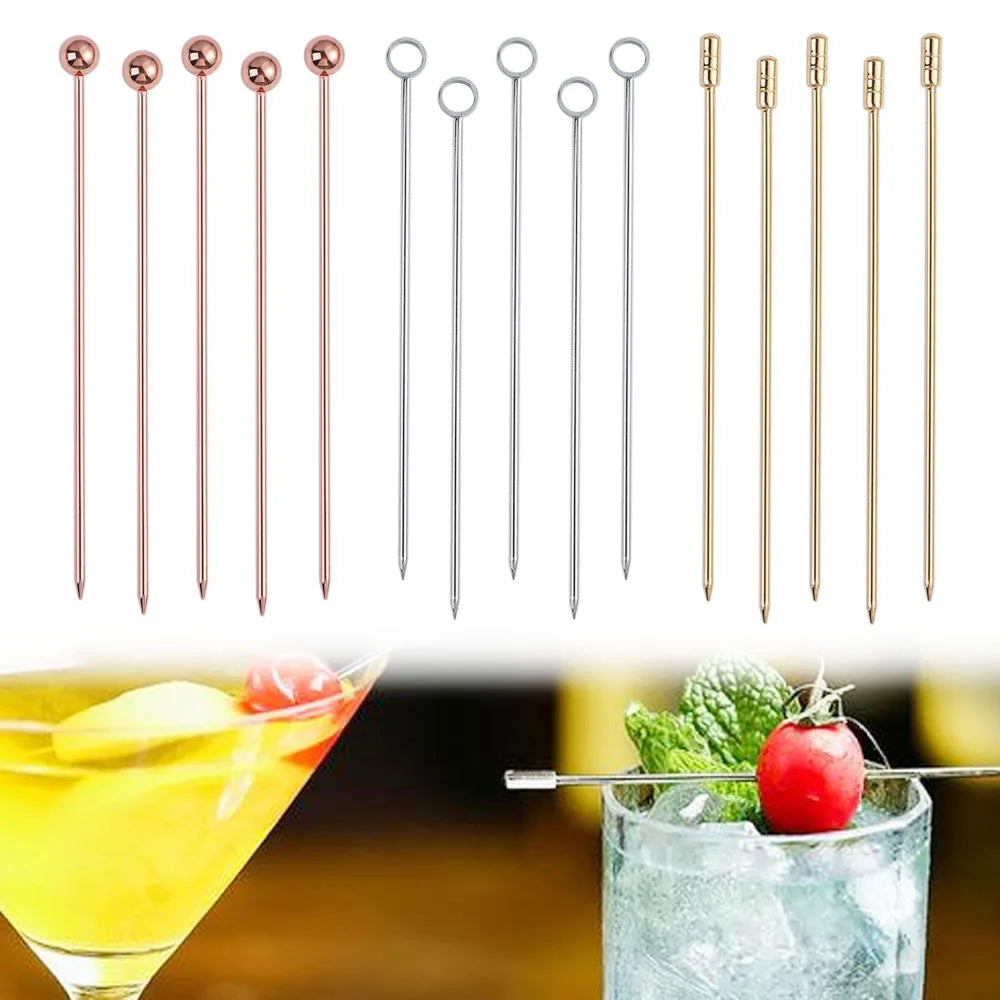 Stainless Steel Cocktail Sticks (5 piece)