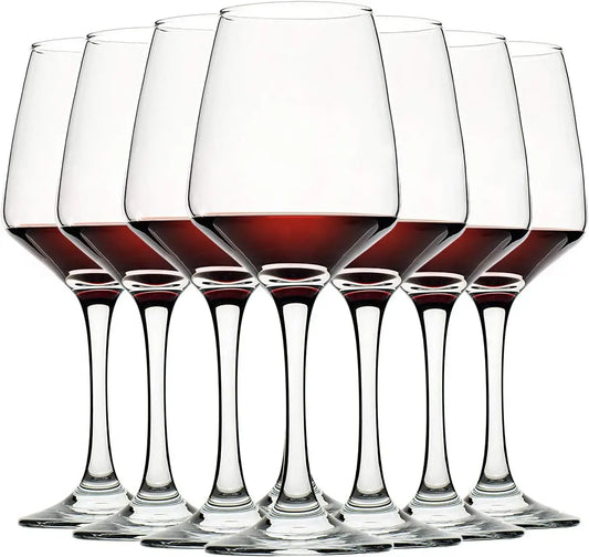 Long Stem Wine Glasses (Set of 4, 400ml)