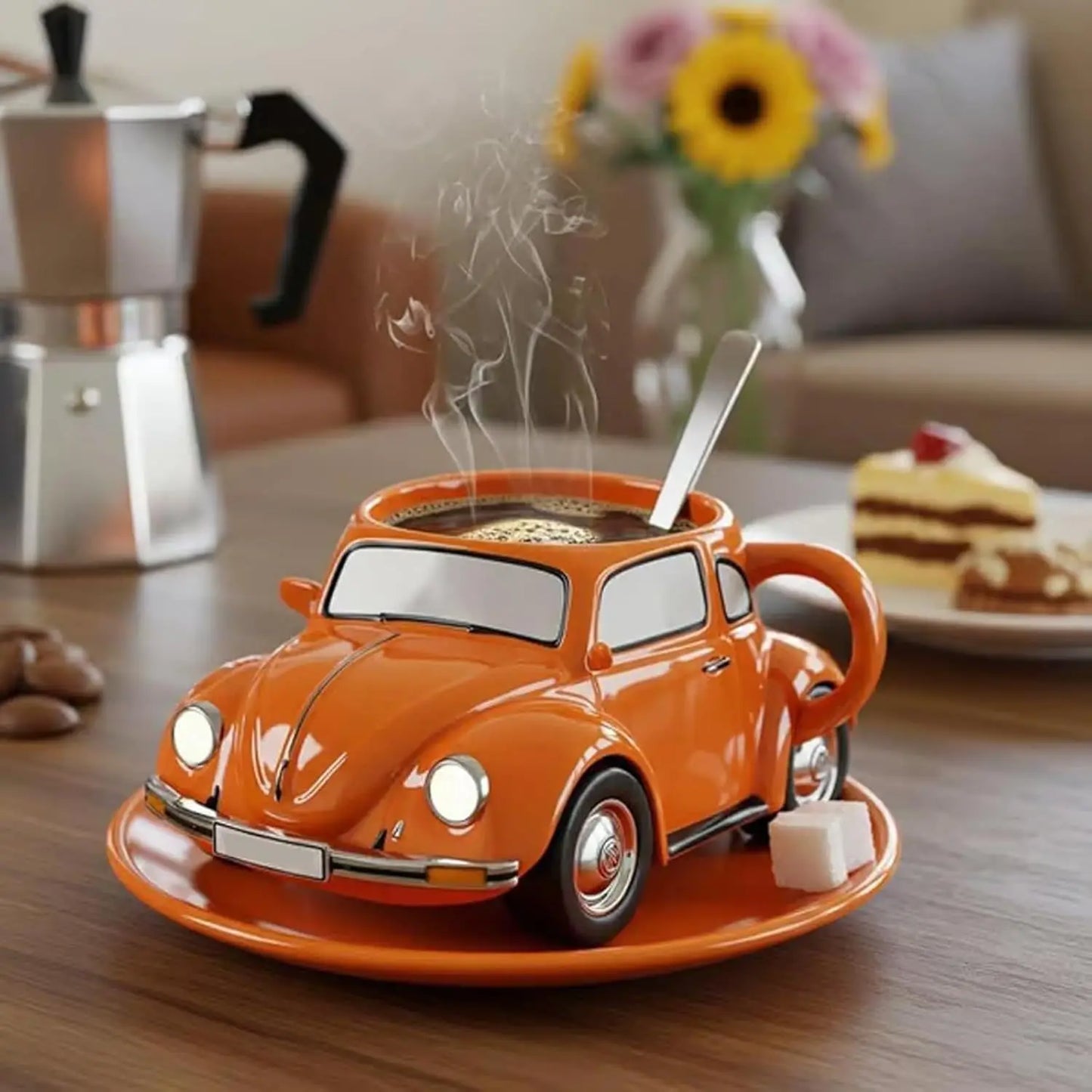 Beetle Car Shaped Mug (1 pce, 400ml)