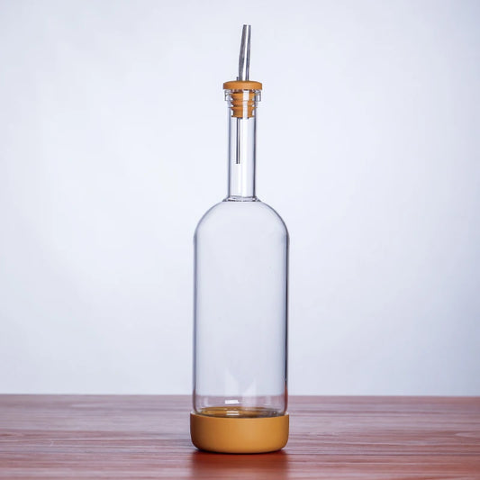 Bubble Glass Bottle w/pourer - 800ml (1 piece)