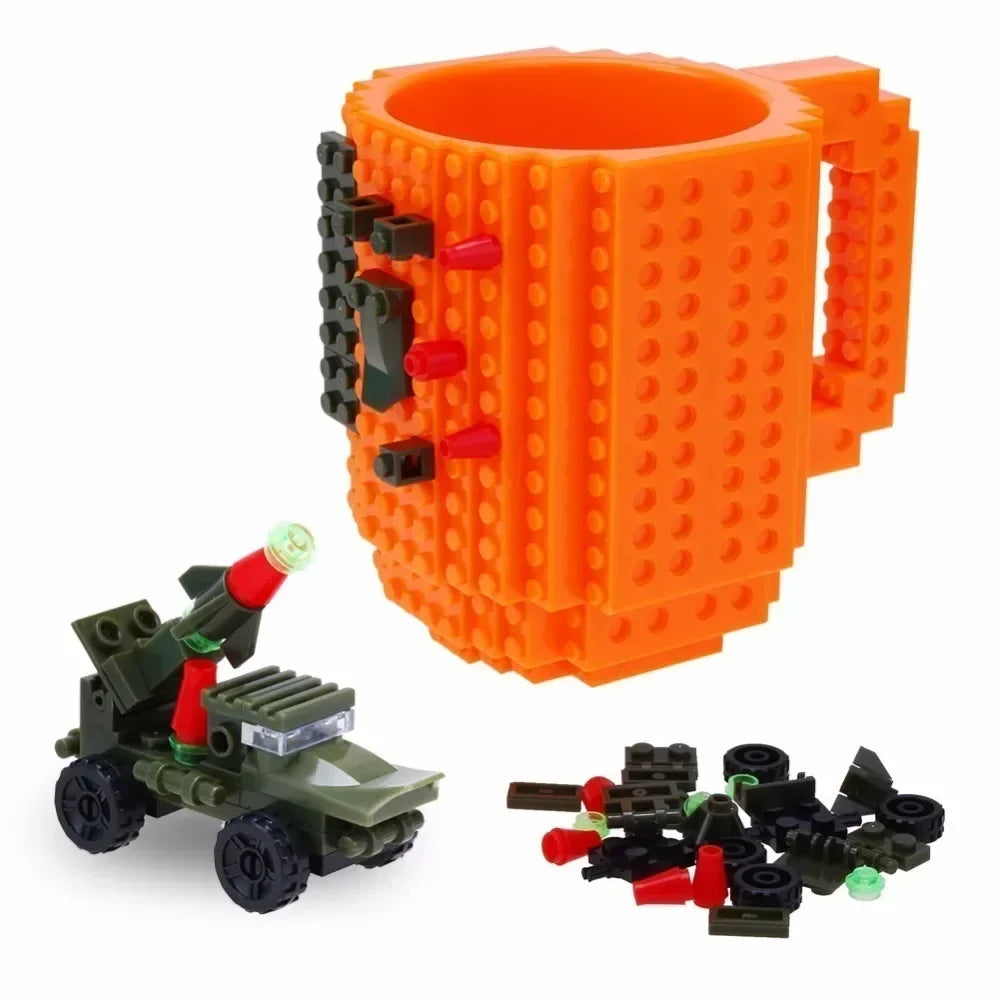 Creative Build-on Brick Mug (1 Piece)