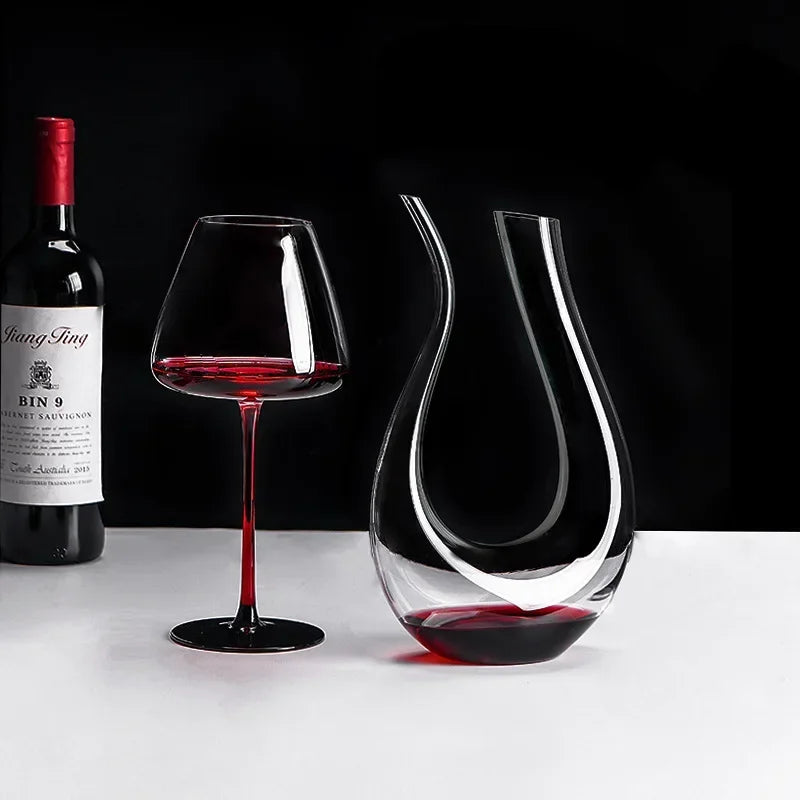 Unique and Elegant Crystal Wine Decanter