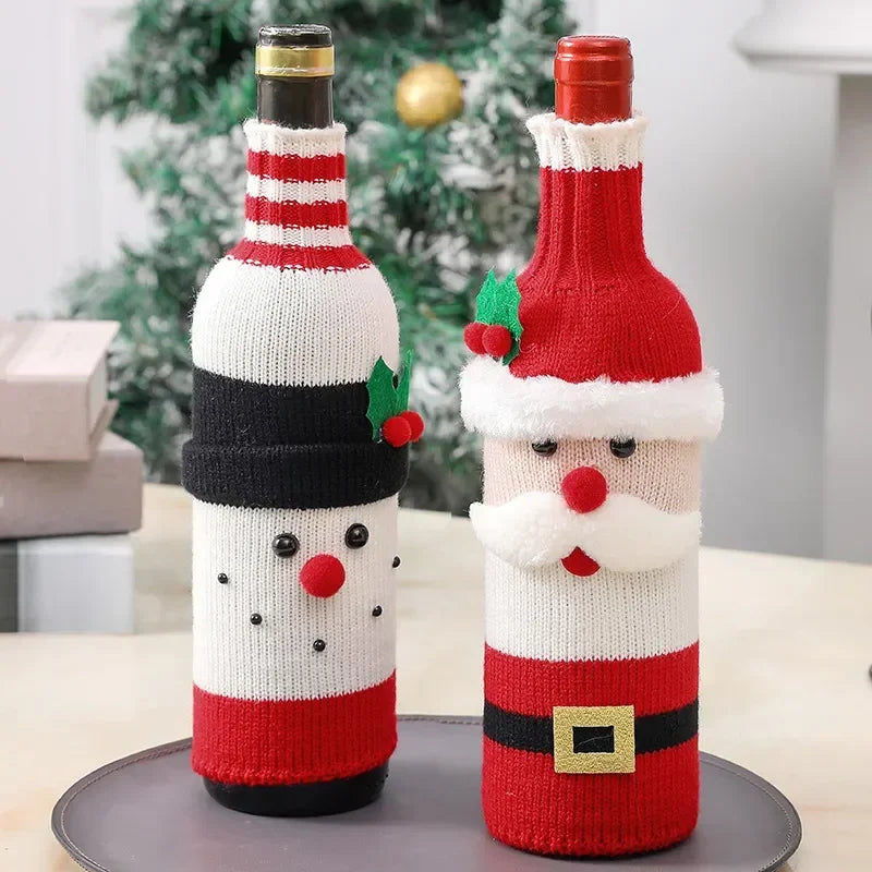 Christmas Wine Bottle Cover (1 piece)