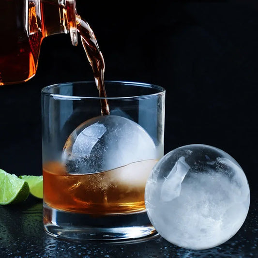 Whisky Ice Ball Mould Maker: Create Perfect Spherical Ice Cubes!