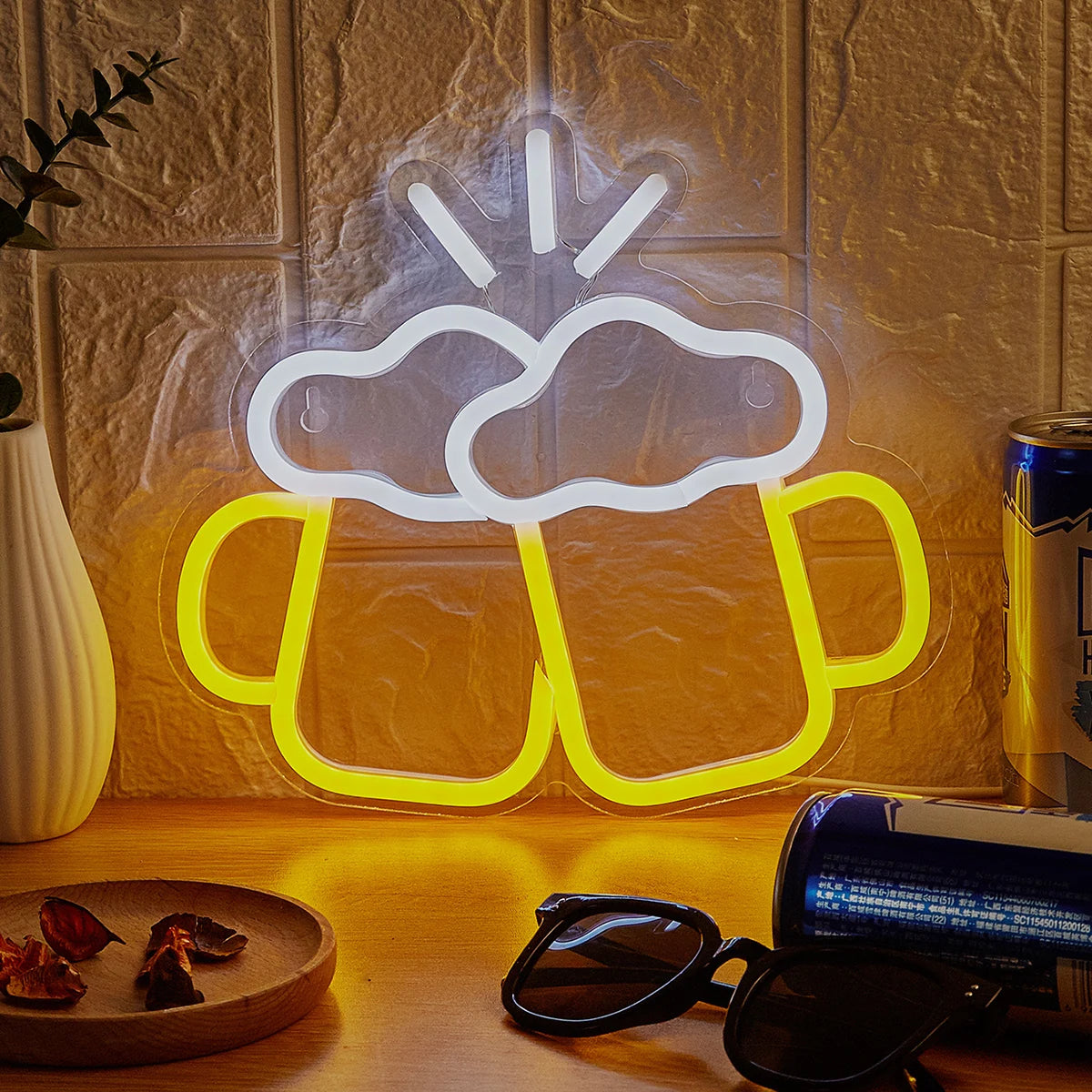 Beer Glass Neon Light (1 Peice)