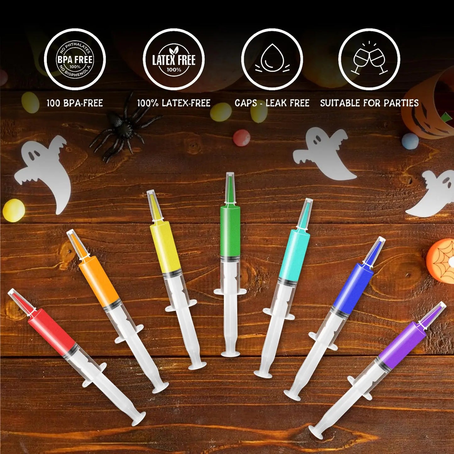 Party Syringe BPA-Free (50Pcs 20ml)