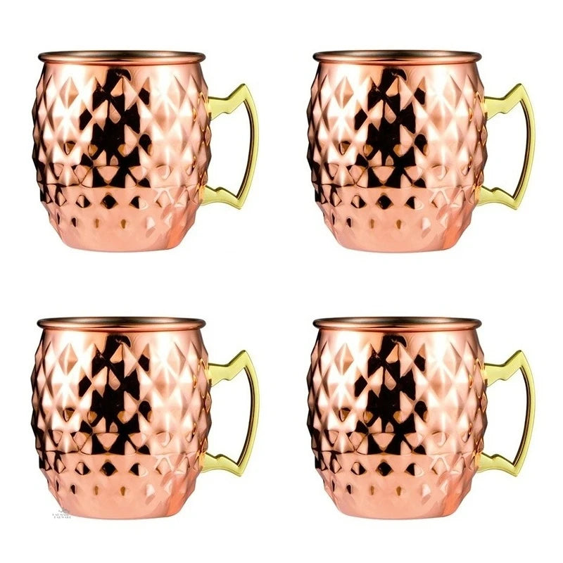 Moscow Mule Copper Mug (Set of 4/550ml)