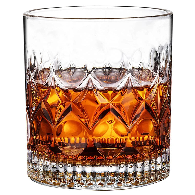 Old Fashioned Whiskey Glasses (Set of 4, 280ml)