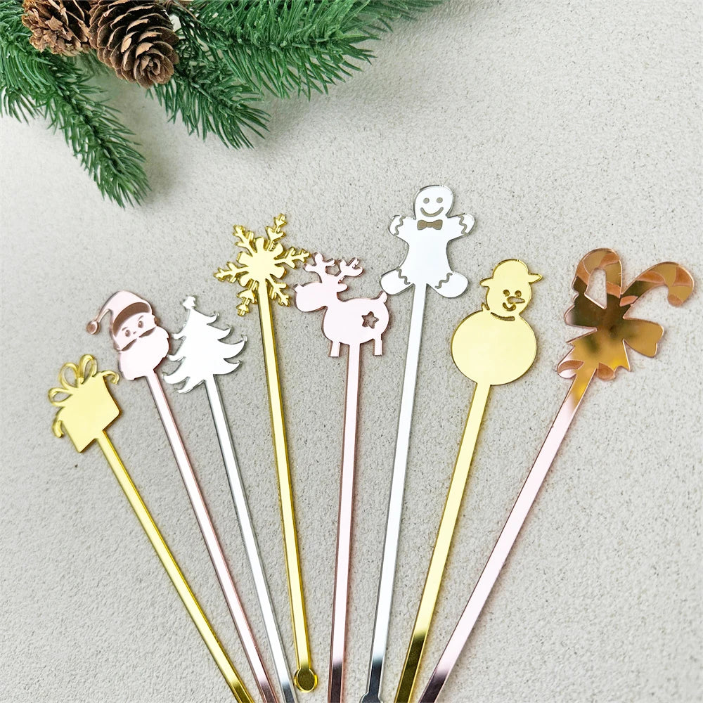 Christmas Cocktail Stirrer (Set of 8)