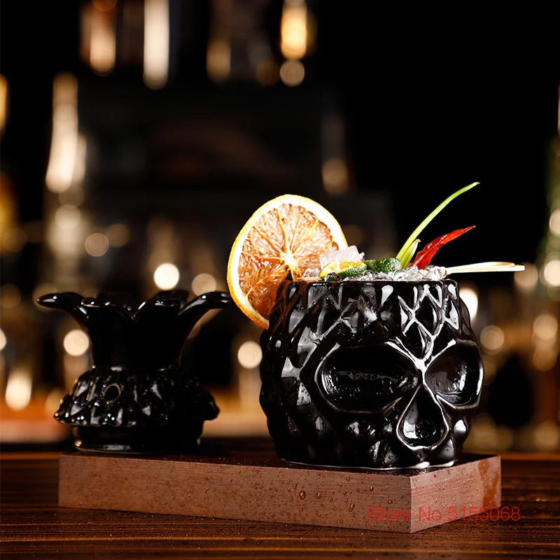 Black Octopus TIKI Mug (450ml/1 pce)