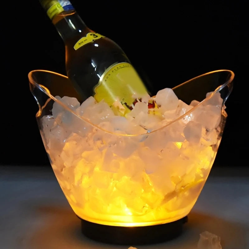 Transparent LED Ice Buckets