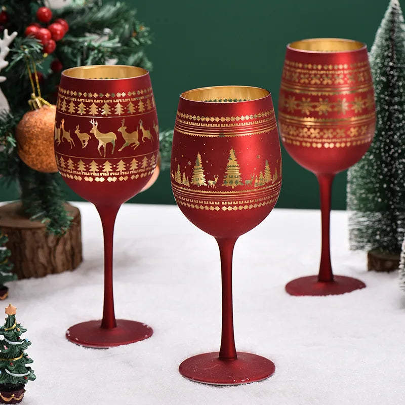 Christmas Tree Design Wine Glass (Set of 2, 520ml)