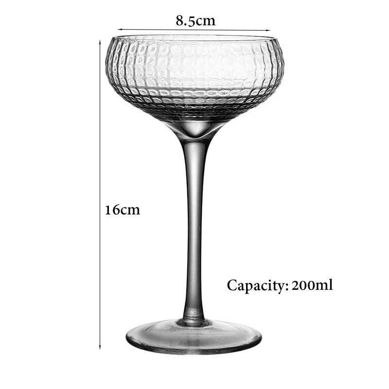 Crystal Coupe Cocktail Glass (Set of 4, 200ml)