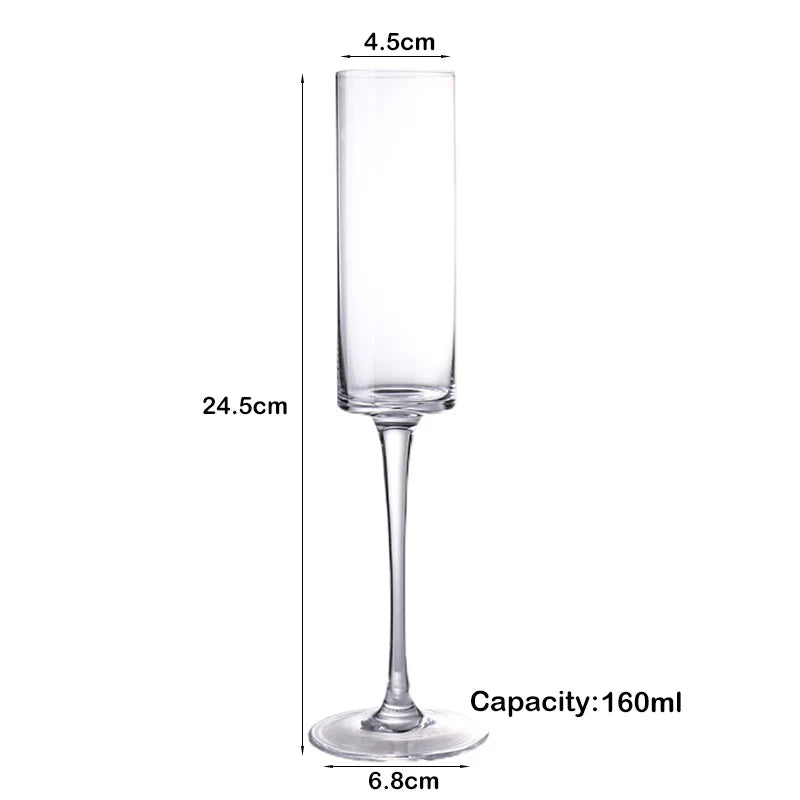 Champagne Flute Glasses (160ml, set of 4)