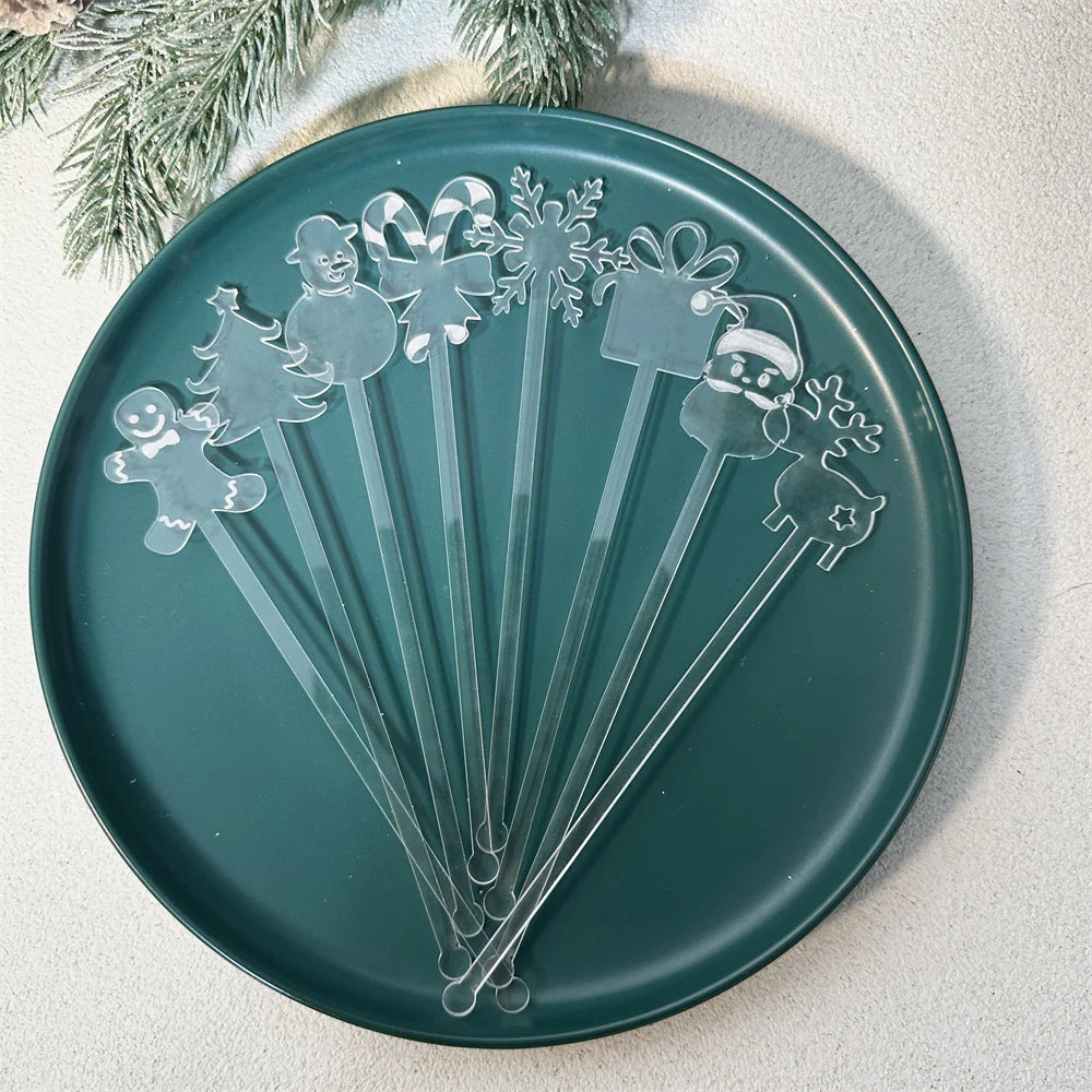 Christmas Cocktail Stirrer (Set of 8)