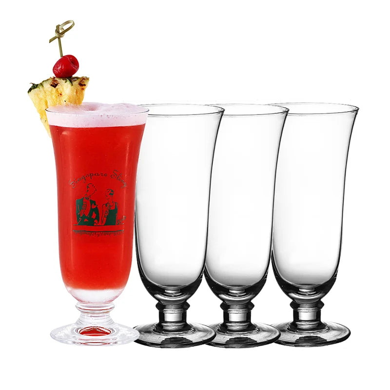 Singapore Sling Cocktail Glasses (Set of 4, 380ml)