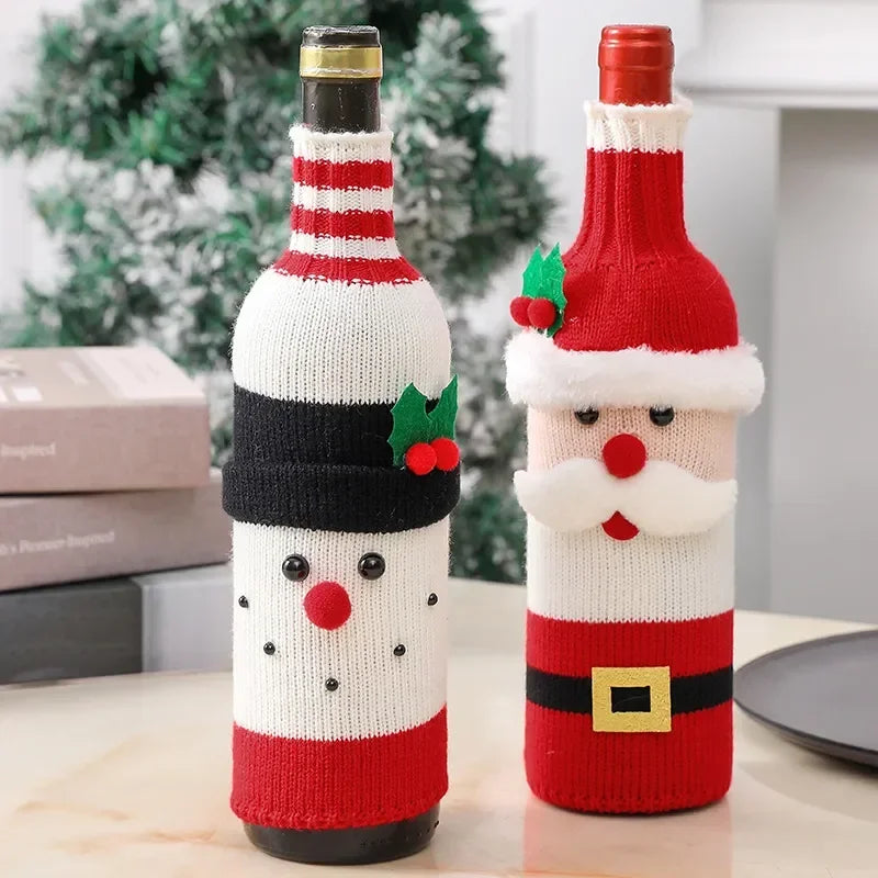 Christmas Wine Bottle Cover (1 piece)