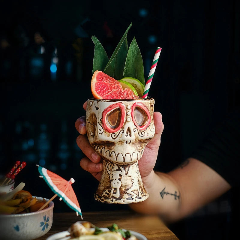 Halloween Party Skull TIKI Cup (1 piece - 480ml)