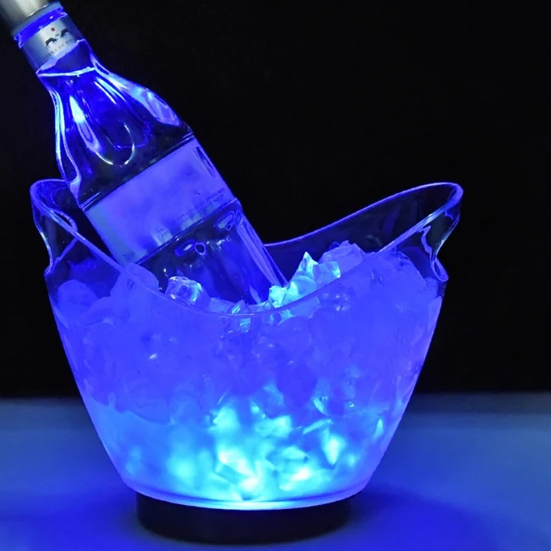 Transparent LED Ice Buckets