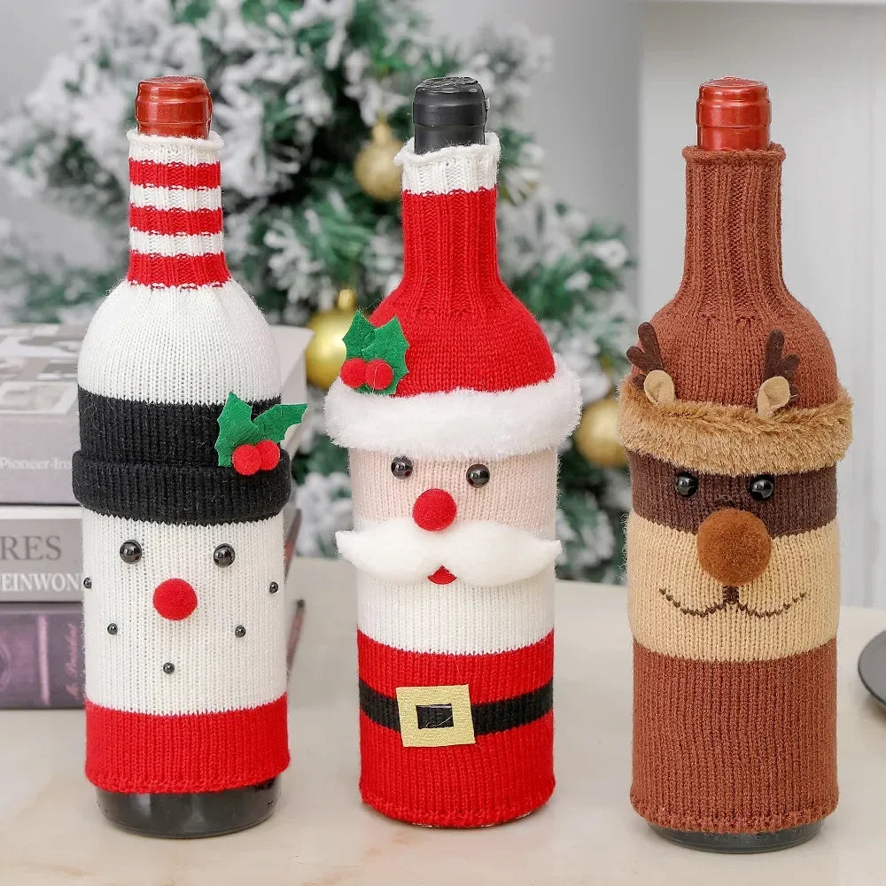 Christmas Wine Bottle Cover (1 piece)