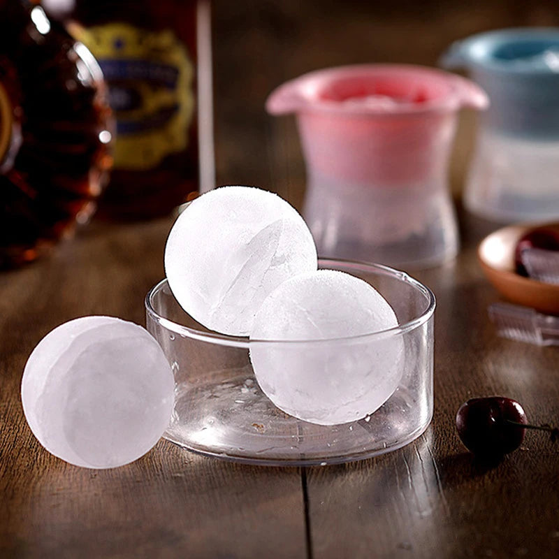 Whisky Ice Ball Mould Maker: Create Perfect Spherical Ice Cubes!