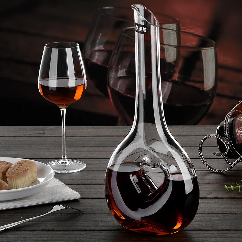 Heart-shaped Crystal Wine Decanter