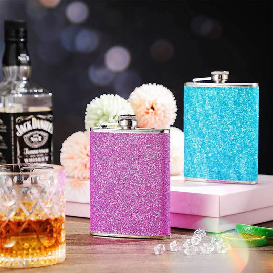 Glitter Hip Flask (1 piece, 230ml)