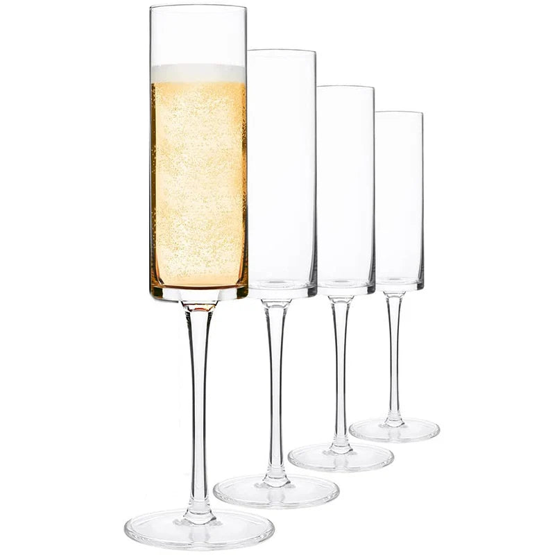 Champagne Flute Glasses (160ml, set of 4)