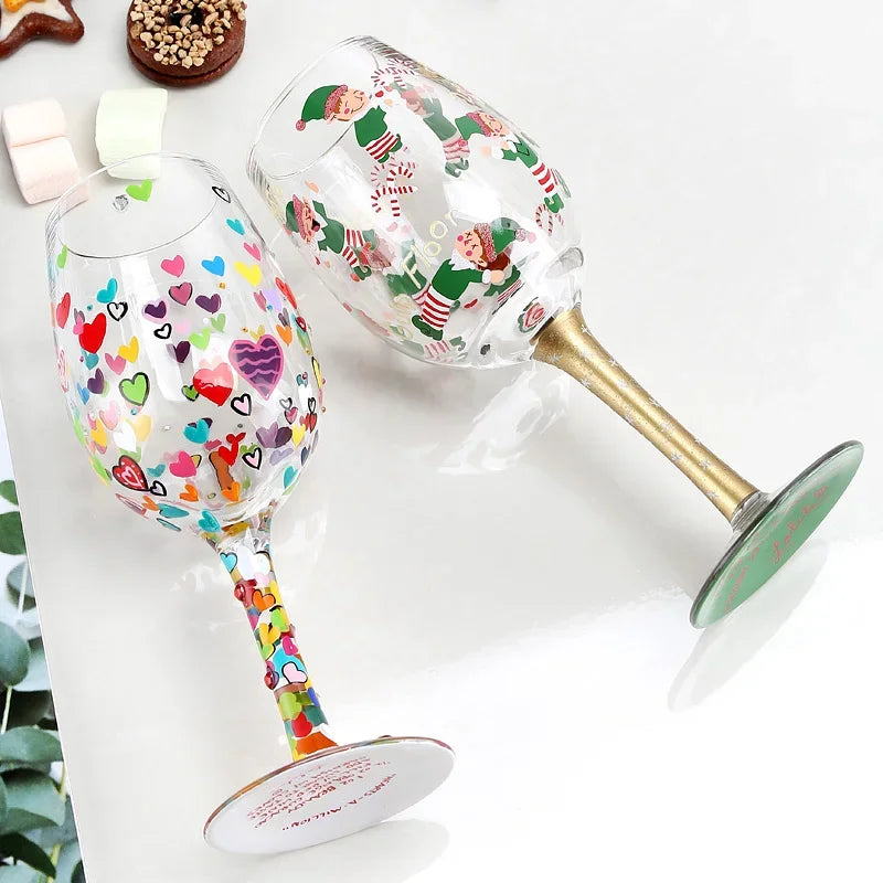 Christmas Wine Glasses (1 piece/300ml)