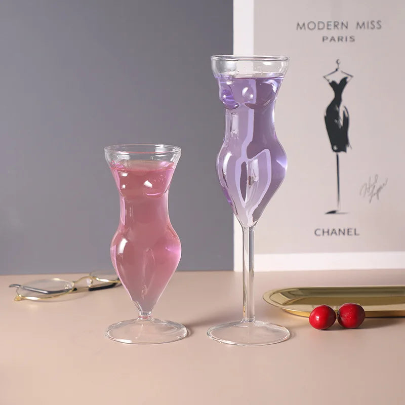 Sexy Lady Body Shape Cocktail Glass