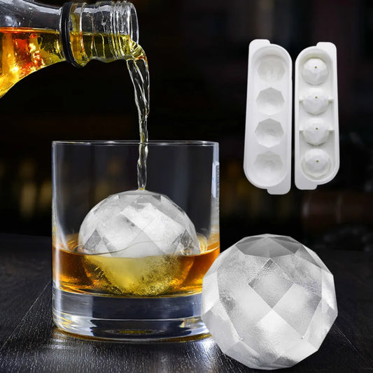 Whiskey Ice Ball Mould  (3/4/10 spheres)